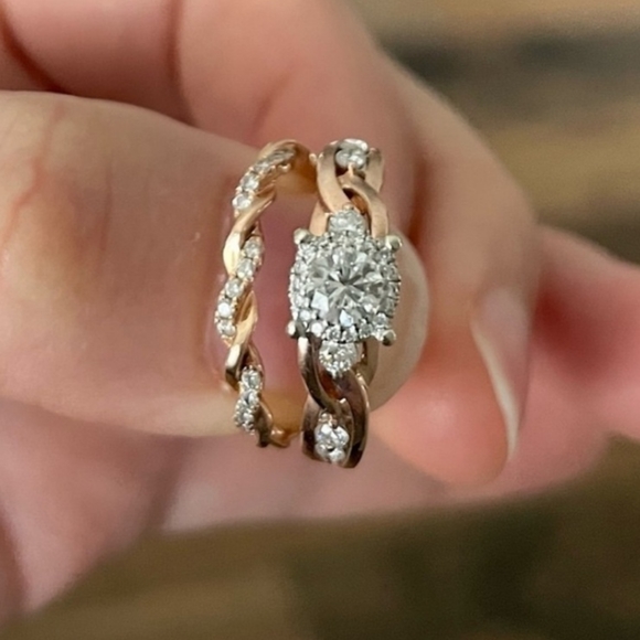Beautiful Helzberg Diamonds 1 CT 14k Rose Gold Engagement Wedding… - Picture 6 of 15